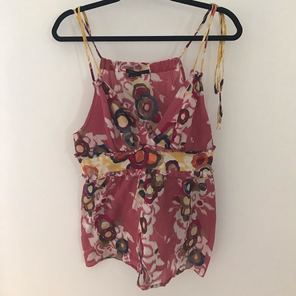 BCBGMAXAZRIA Floral Tank